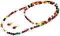 Collar de semillas + pendientes