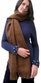 Bufanda r�stica unicolor - XL