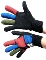 Guantes cuadros - 100% lana de alpaca
