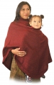 Poncho canguro - 100% lana de Alpaca