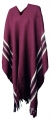 Poncho andino - 100% en lana de alpaca