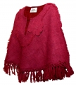 Poncho redondo con broch�