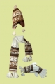 Conjunto de Alpaca Estrella de Belen - Gorro, Bufanda y guantes