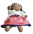 Pilincha Imilla con beb� - 27 cm.