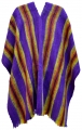 Poncho colorido en lana de oveja