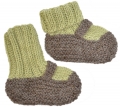 Hand knitted Baby Shoes - Alpaca Wool