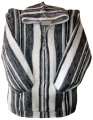 Striped Jumper with Hood - Pure Wool