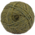 Soft mottled Green - Baby llama/Merino wool - Aran - 100 gr./178 yd.