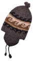 Andean Beanie in Natural Colors - Llama and Alpaca