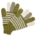 Size M - Colorful Gloves - Hand knitted