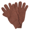 One color gloves Brick - Pure Alpaca Wool
