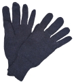One color gloves dark blue - Pure Alpaca Wool