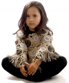 Poncho Ch'isla pour fille - Laine Alpaga 